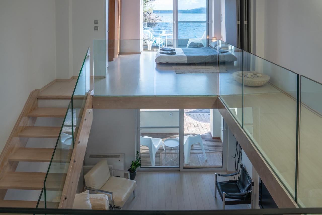 Seaside Maisonette In Ітея Екстер'єр фото